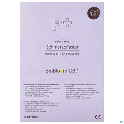 Cbd Schmerzpflaster Transdermal Pain Patch Biobloom 12st, A-Nr.: 5745963 - 01